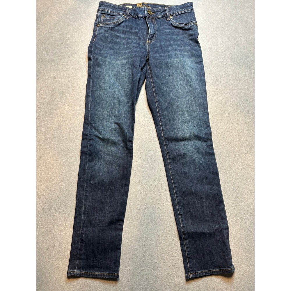 Kut from the Kloth Katy Boyfriend Jeans Dark Wash Blue Denim Size 4 - 125